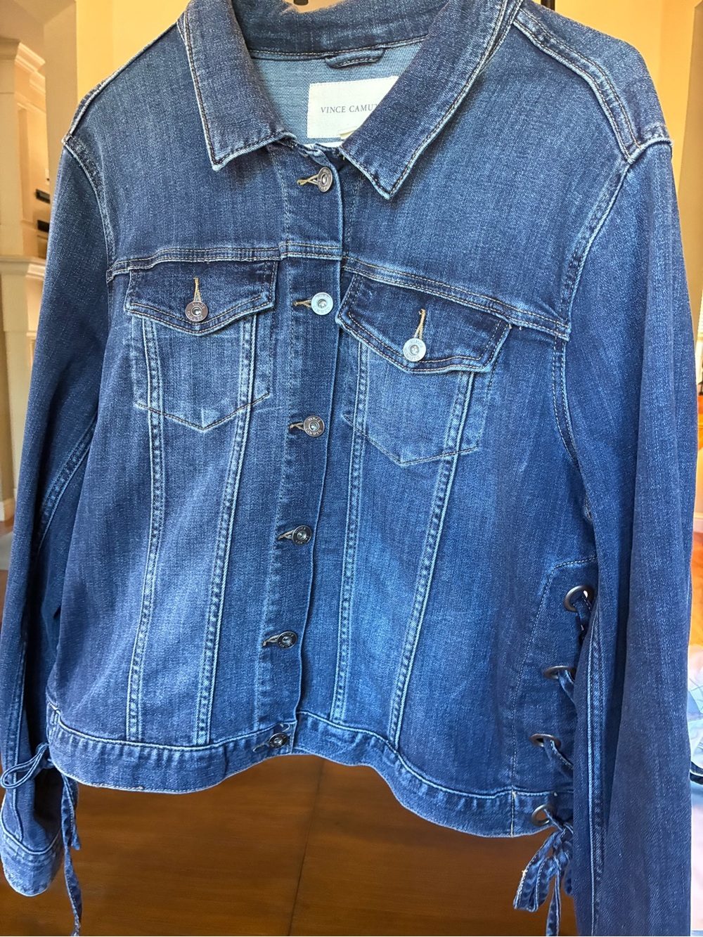 Vince Camuto Blue Denim Jacket women’s XL